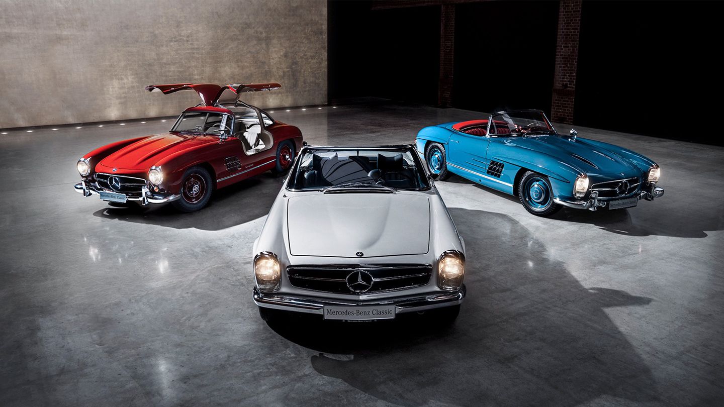 3 Weiterentwicklungen vom Mercedes-AMG 300 SL