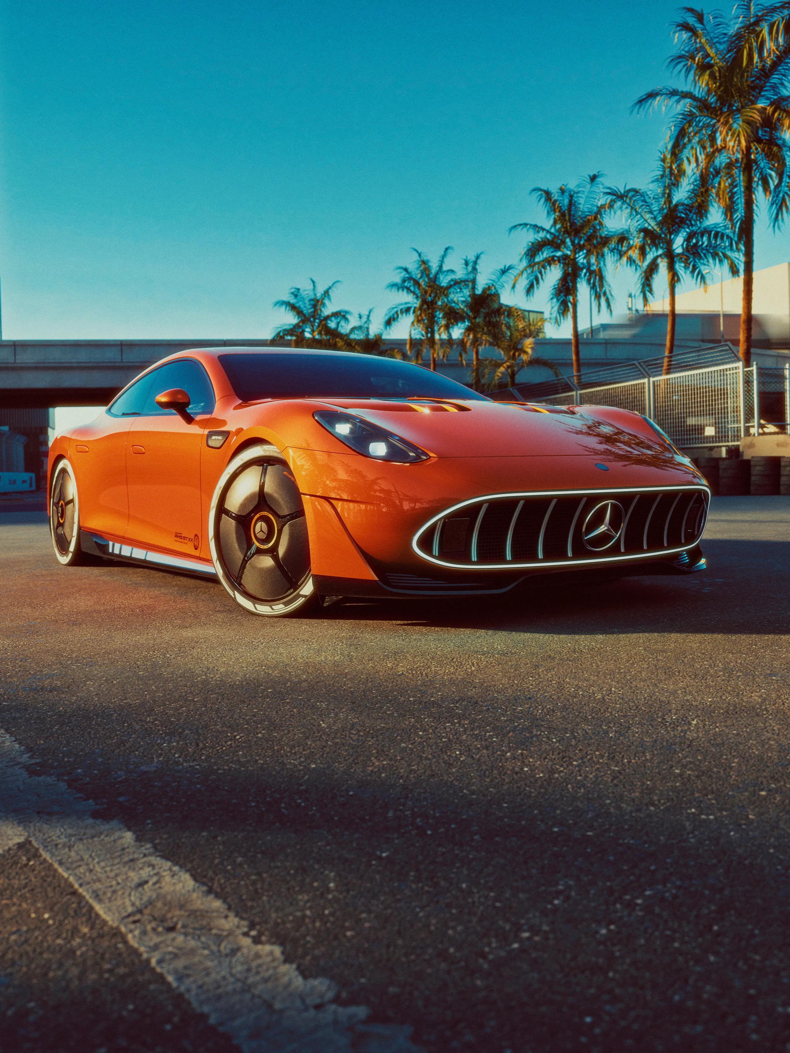 Frontansicht des CONCEPT AMG GT XX