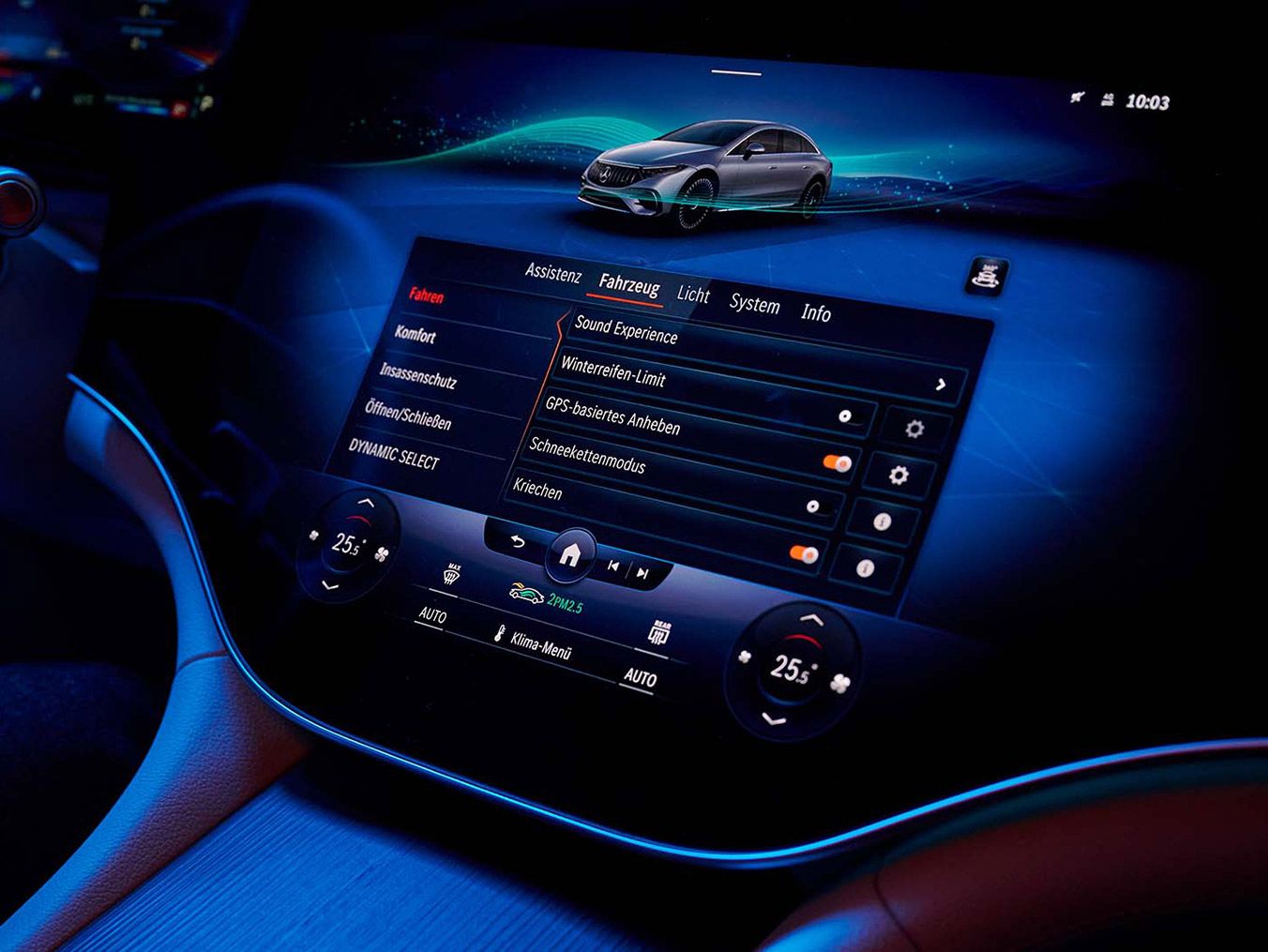 Hyperscreen des Mercedes-AMG EQS 53 4MATIC+