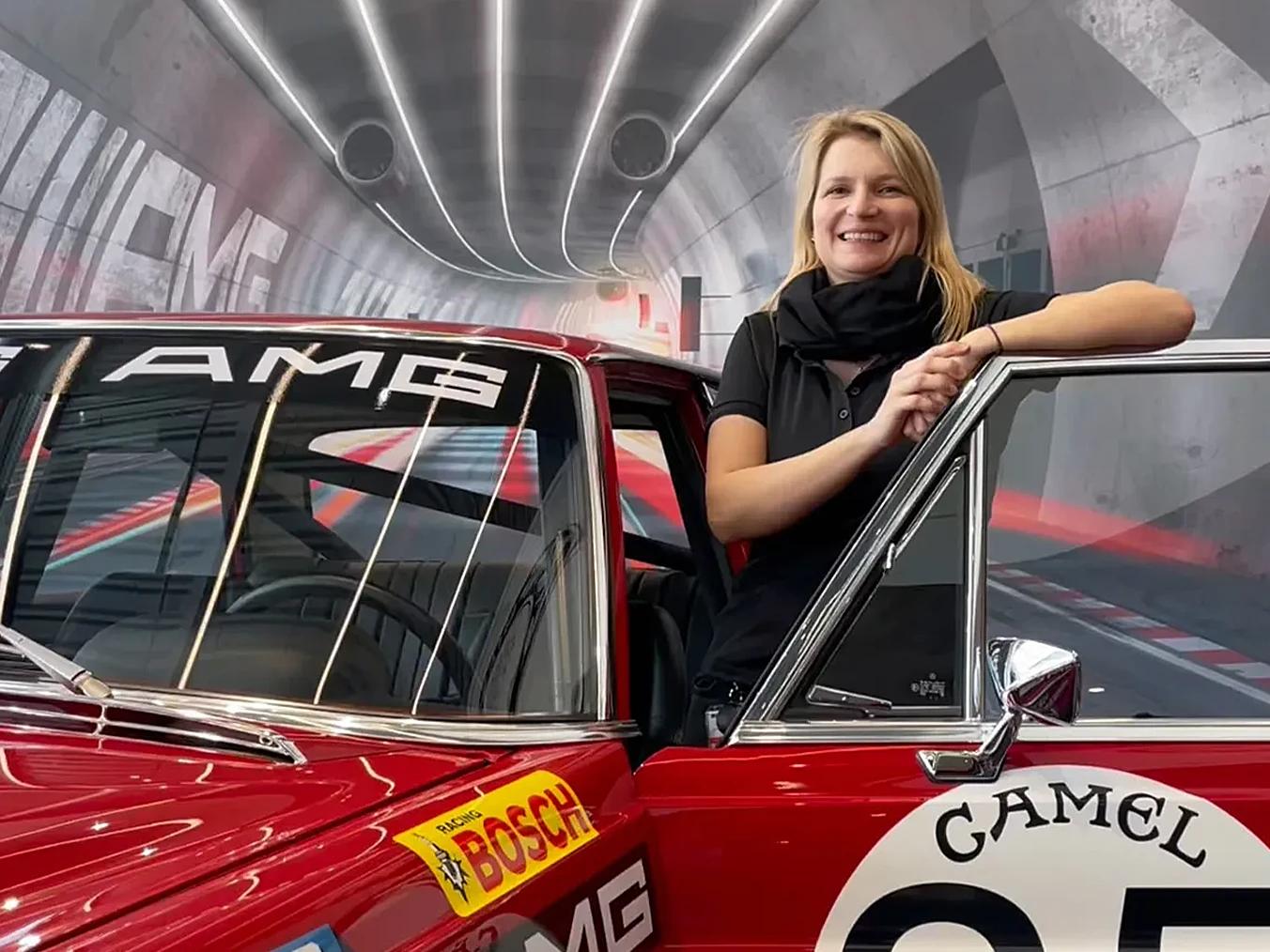 AMG Allstar Daniela steht vor der 'roten Sau'