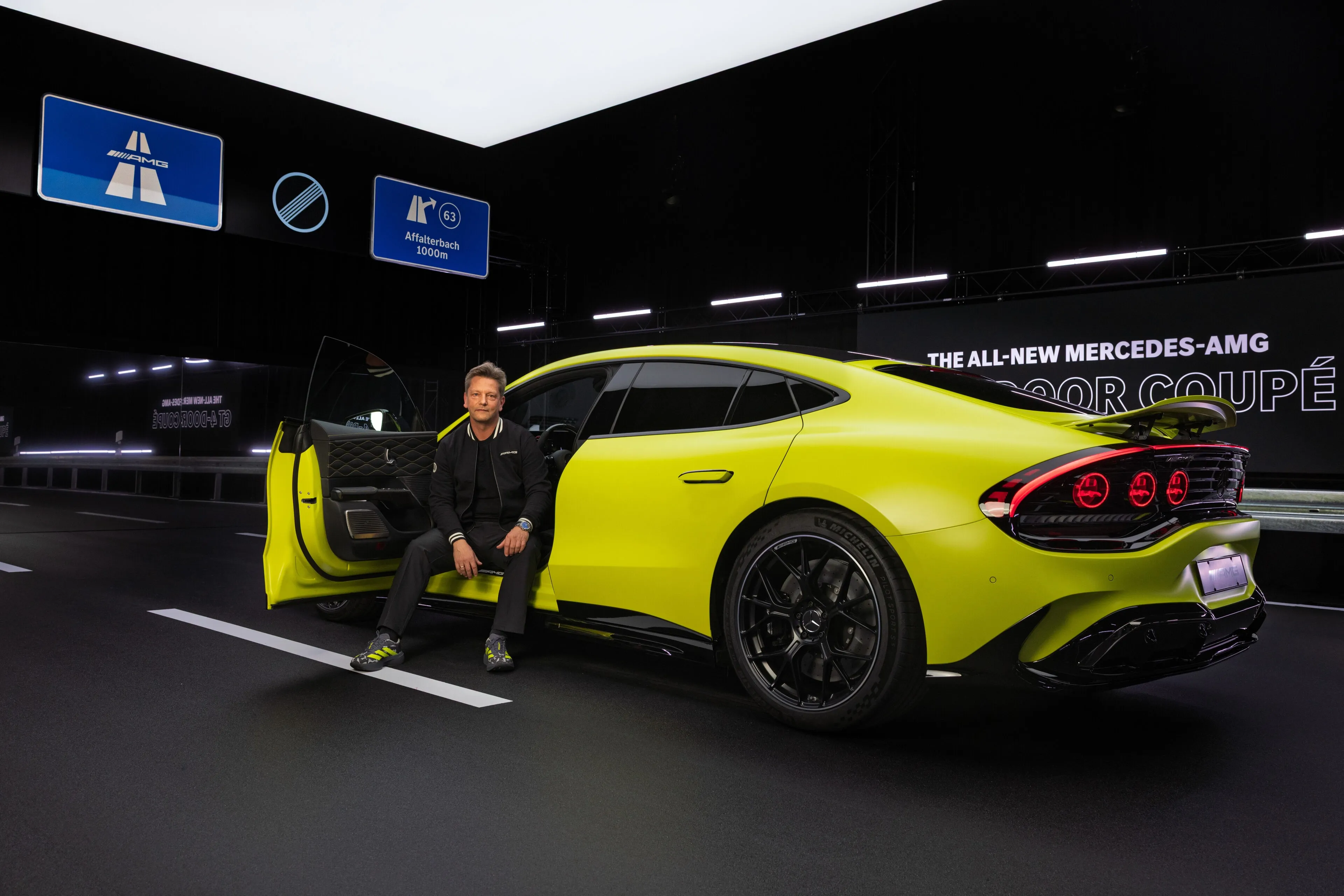 Mercedes-AMG product manager with the Mercedes-AMG GT 4-Door Coupé