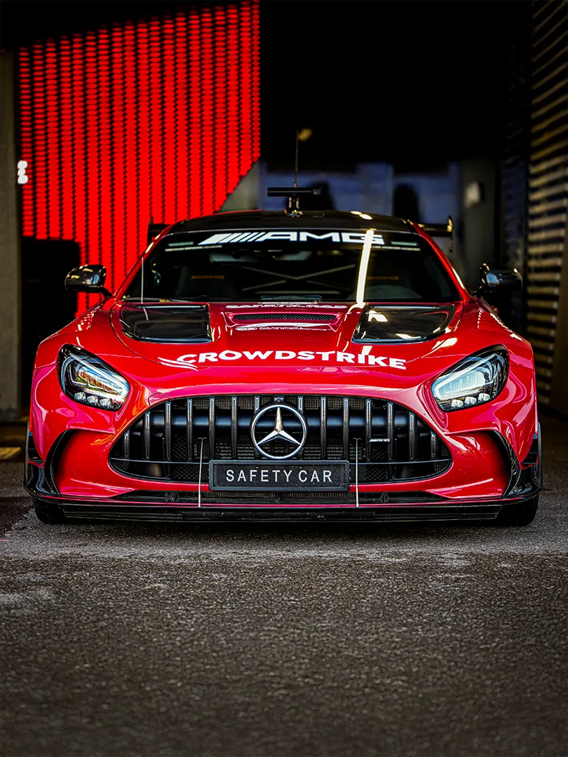 Safety Car in garage