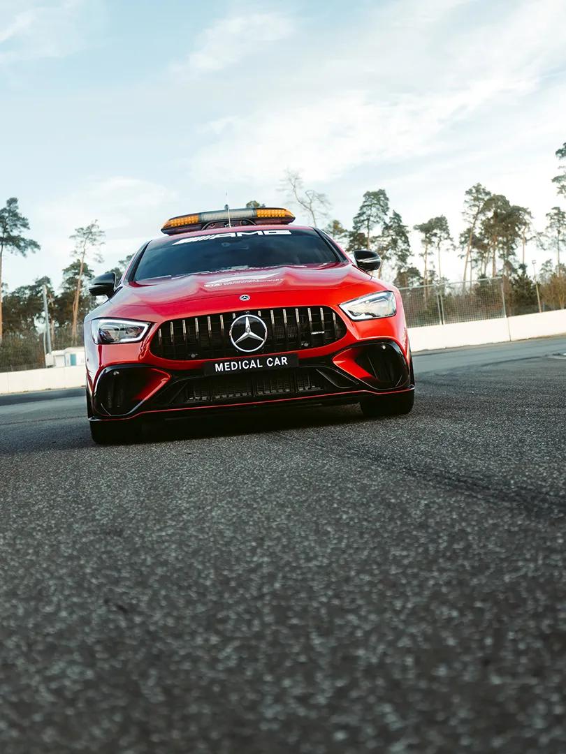 Medical Car on track