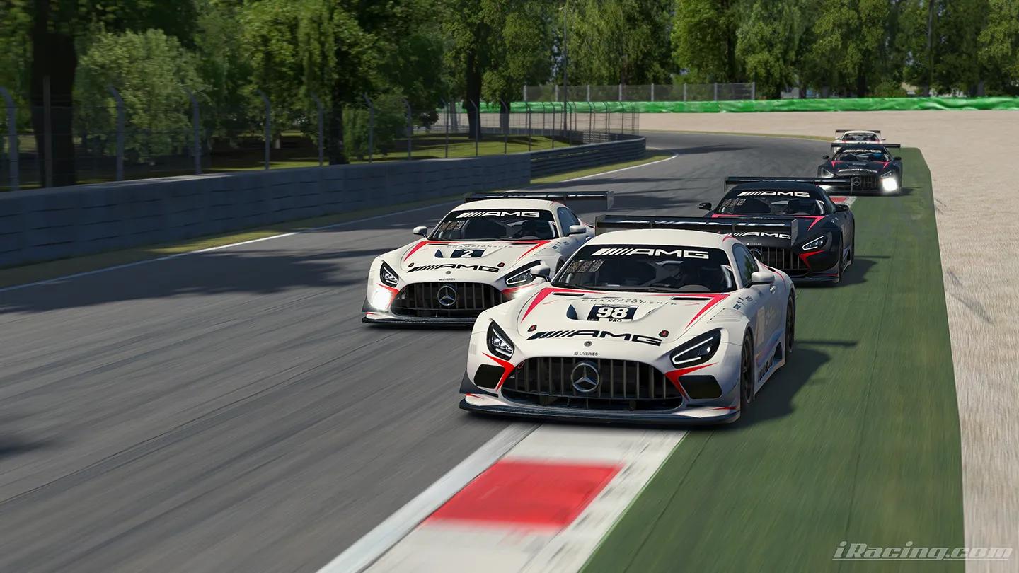 Mercedes-AMG Motorsport Virtual Championship racing at Monza