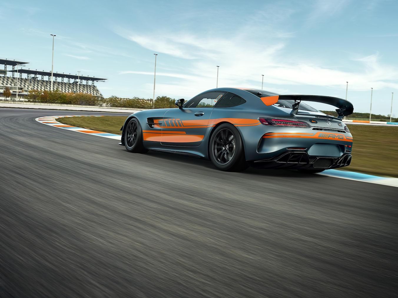 Exterior of the Mercedes-AMG GT4