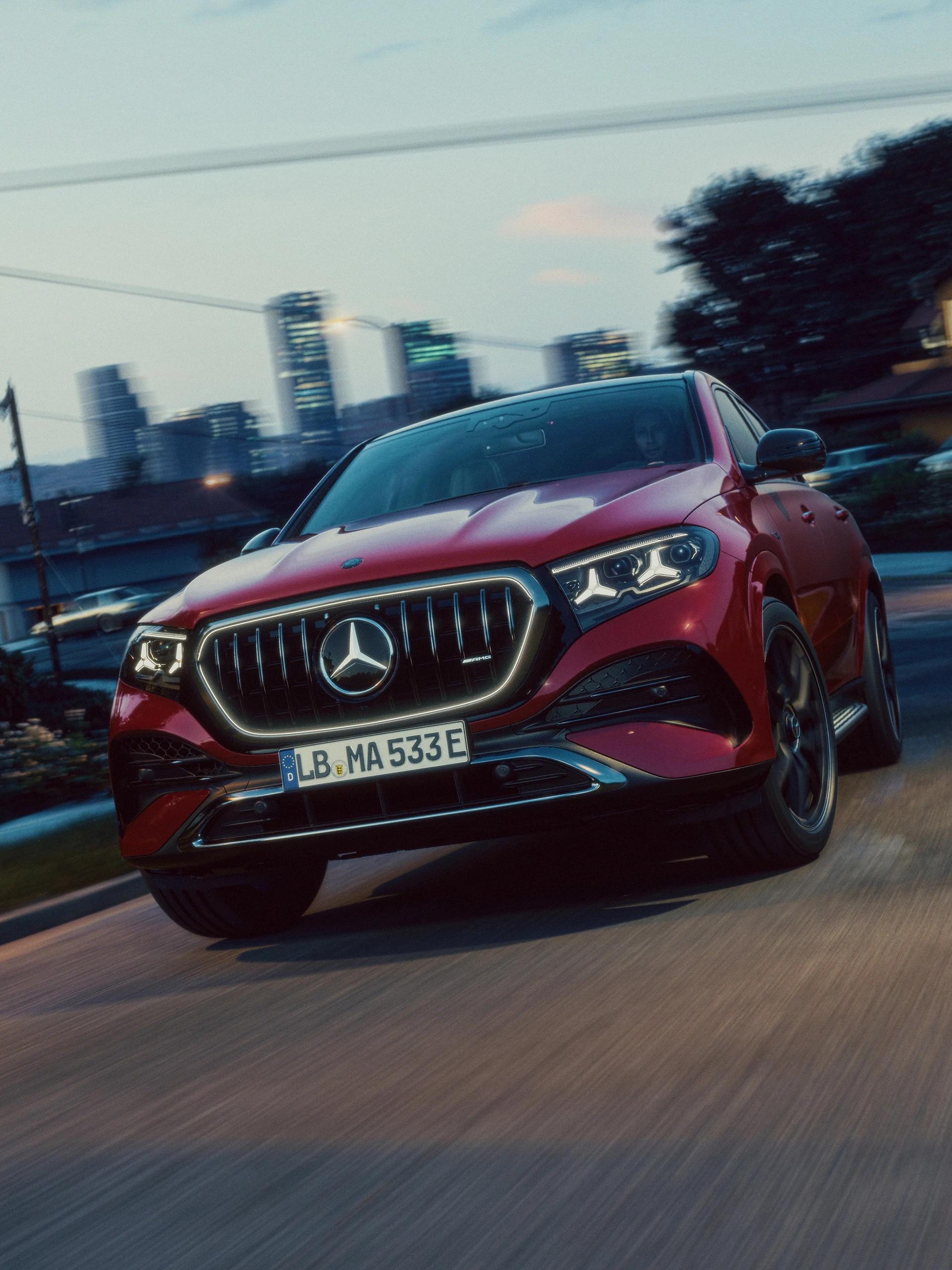 Front view of the Mercedes-AMG GLE Coupé