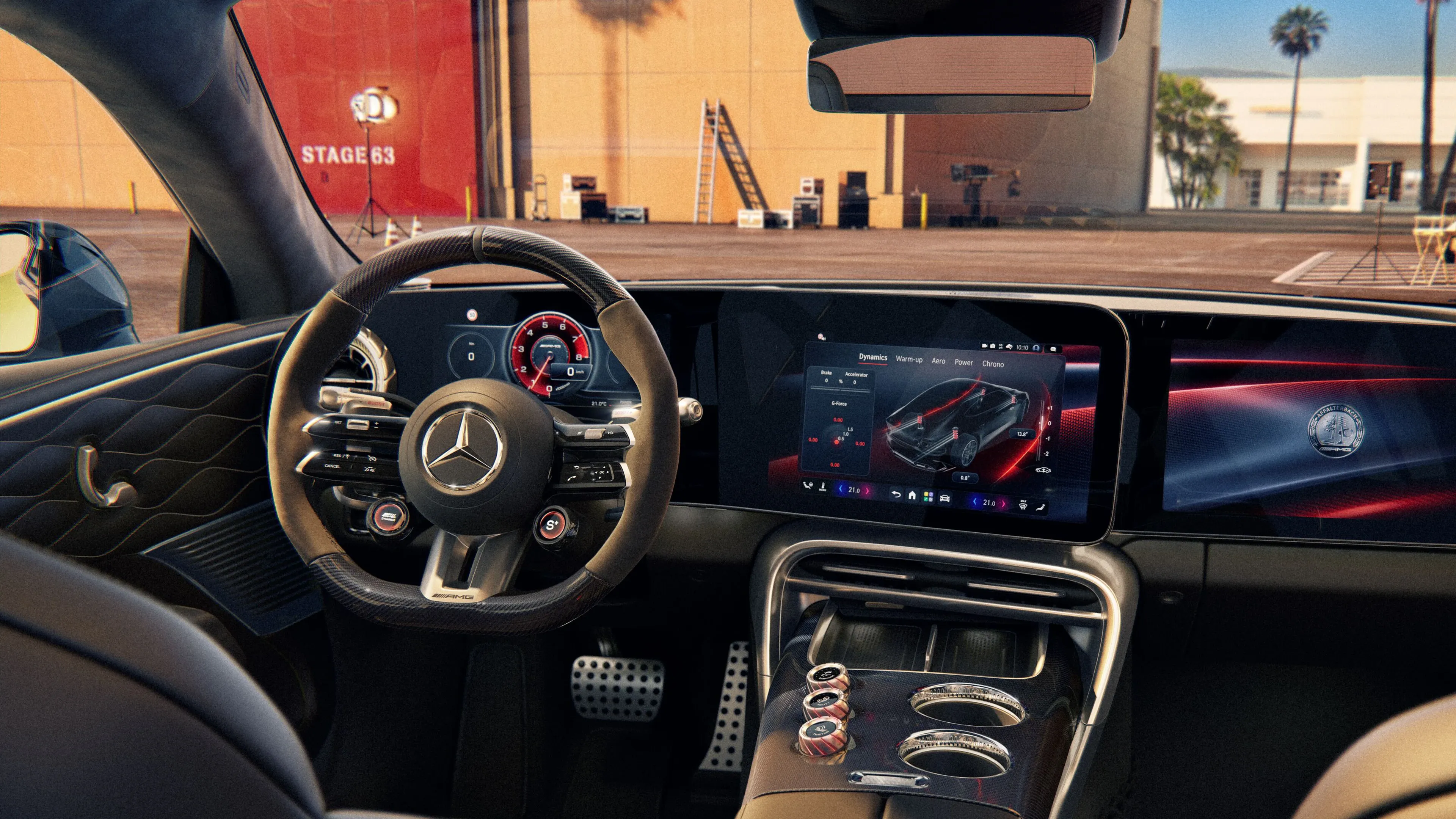 The interior of the Mercedes-AMG GT 4-Door Coupé
