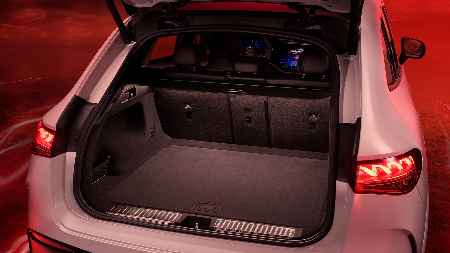 Trunk of the Mercedes-AMG EQE 53 4MATIC+ SUV.