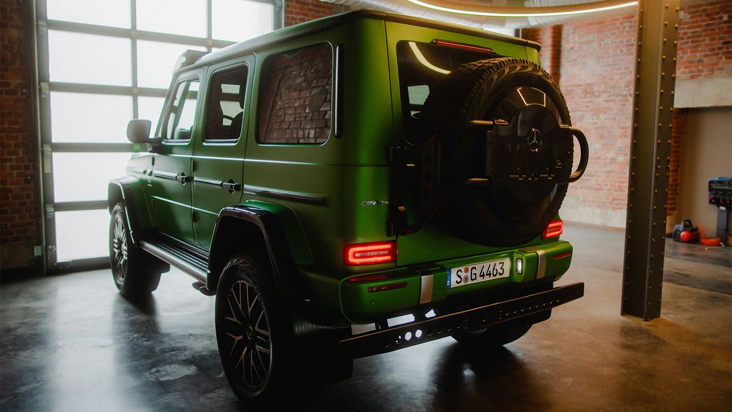 Heckansicht Mercedes-AMG G63 4x4²