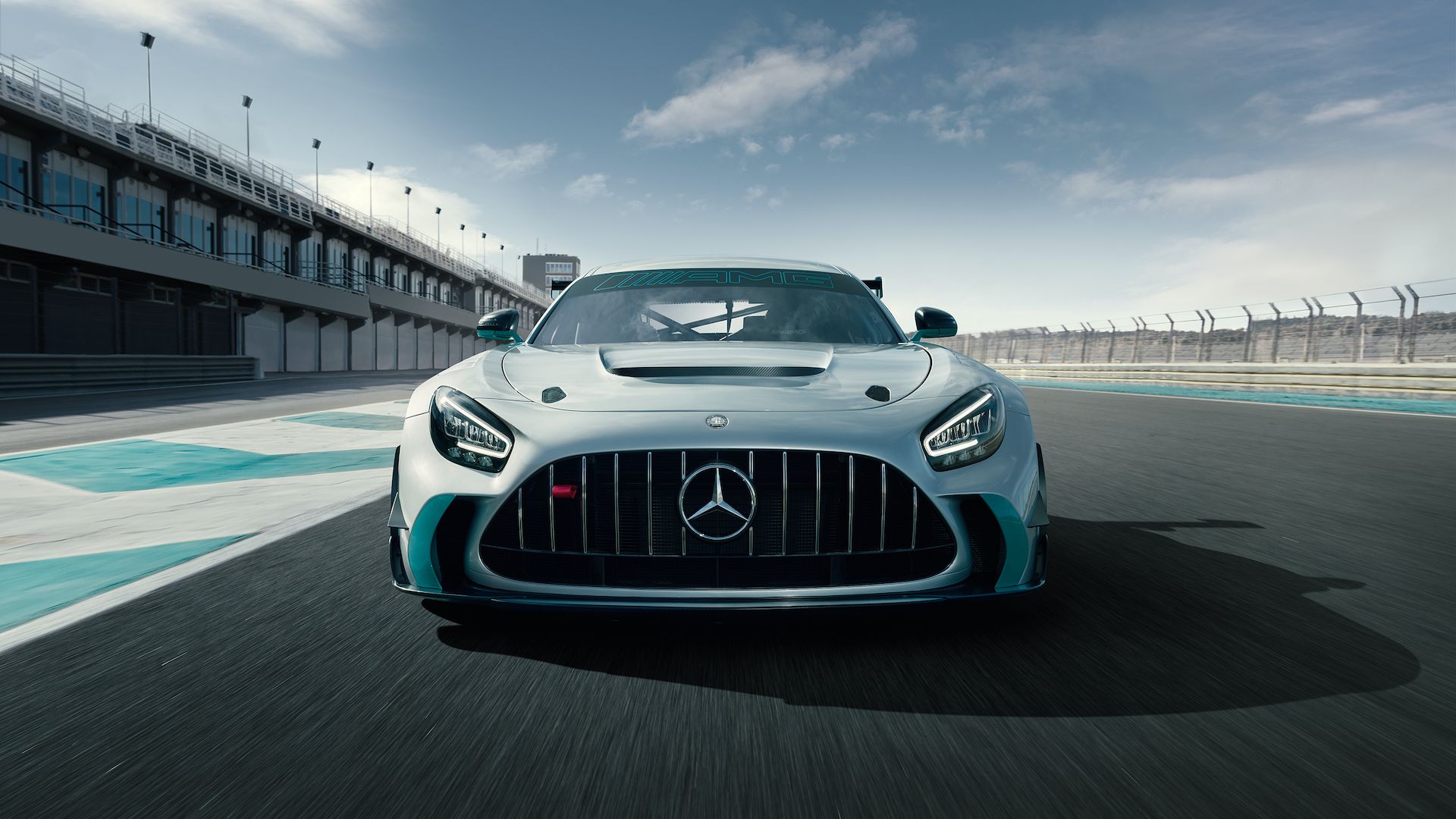 Front view of the Mercedes-AMG GT2