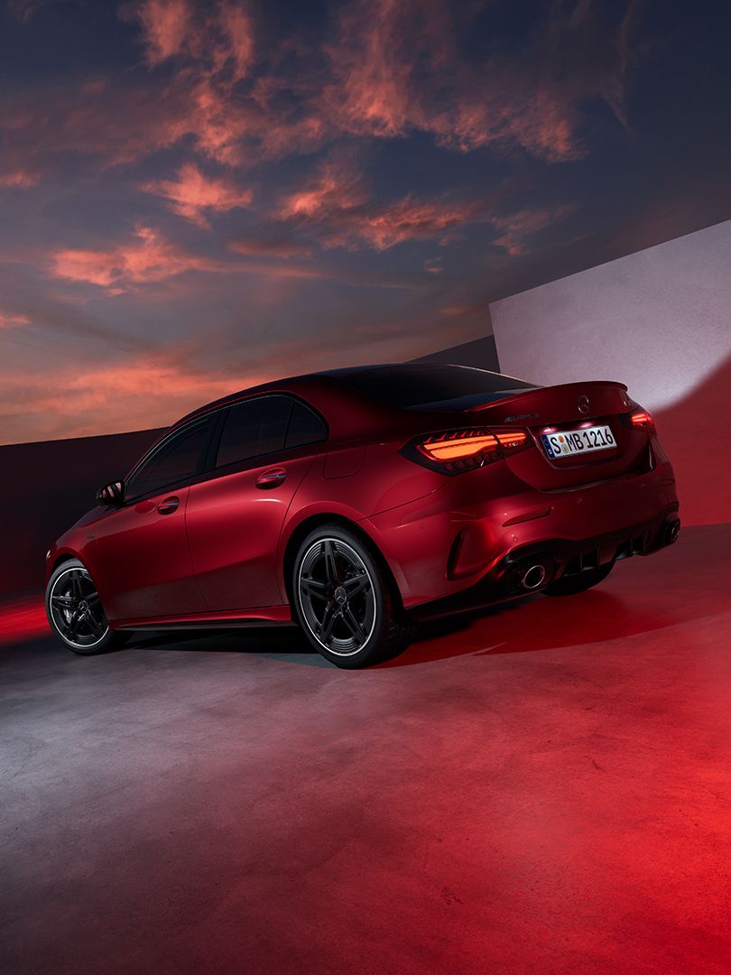 Mercedes-AMG A 35 Sedan rear view