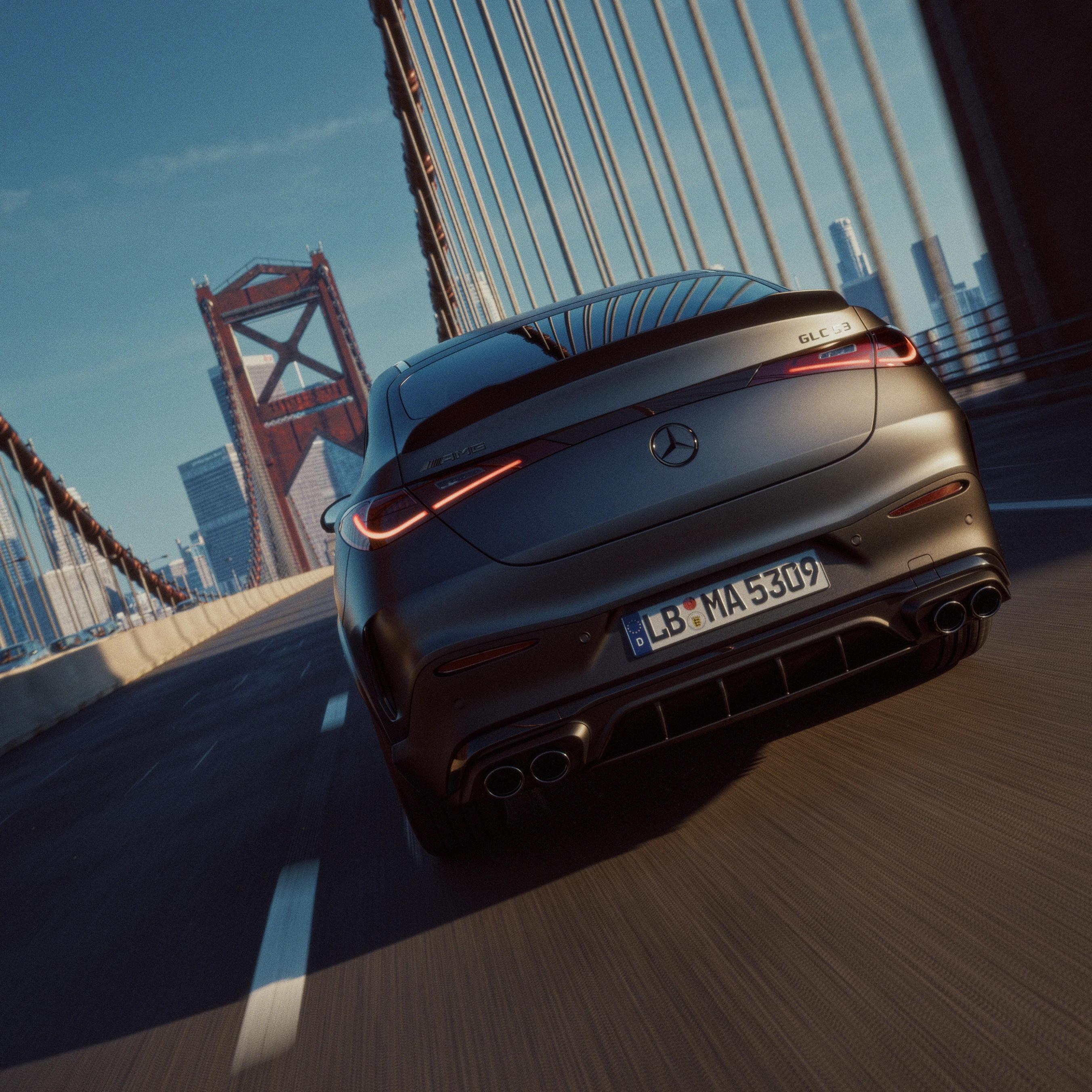 Mercedes-AMG GLC 53 4MATIC+ Coupé from behind