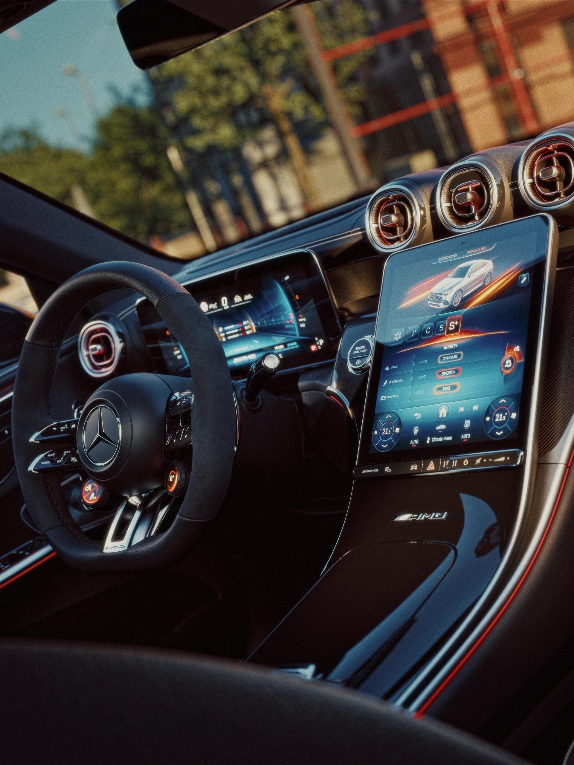 Interior Mercedes-AMG GLC 53 4MATIC+ Coupé